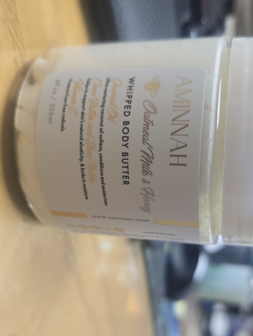 Whipped Body Butter - Oatmeal Milk & Honey (Cream)